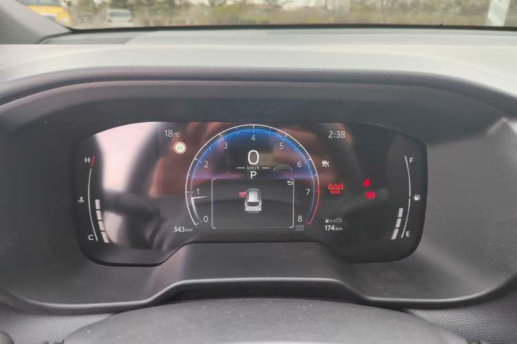 Used Toyota Corolla Cross 2026 Model 2.0L Elite Edition Odometer Close Up