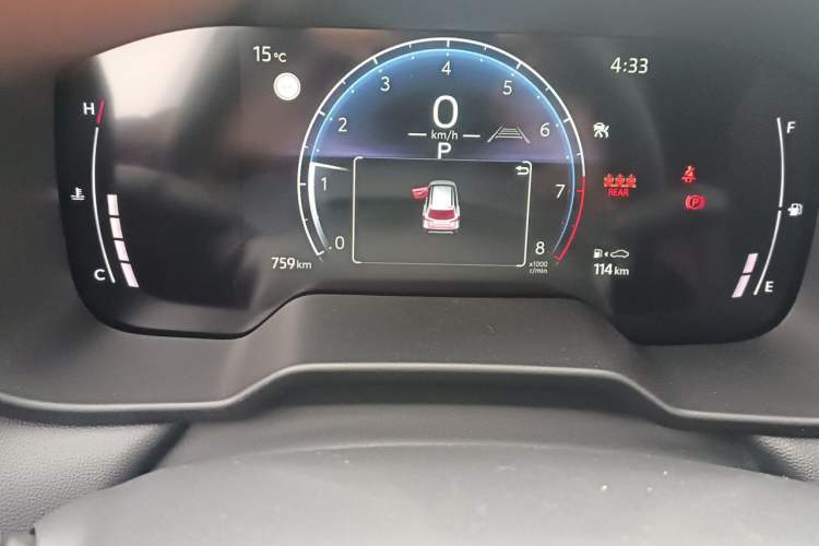 Used Toyota Corolla Cross 2026 Model 2.0L Elite Edition Odometer Close Up