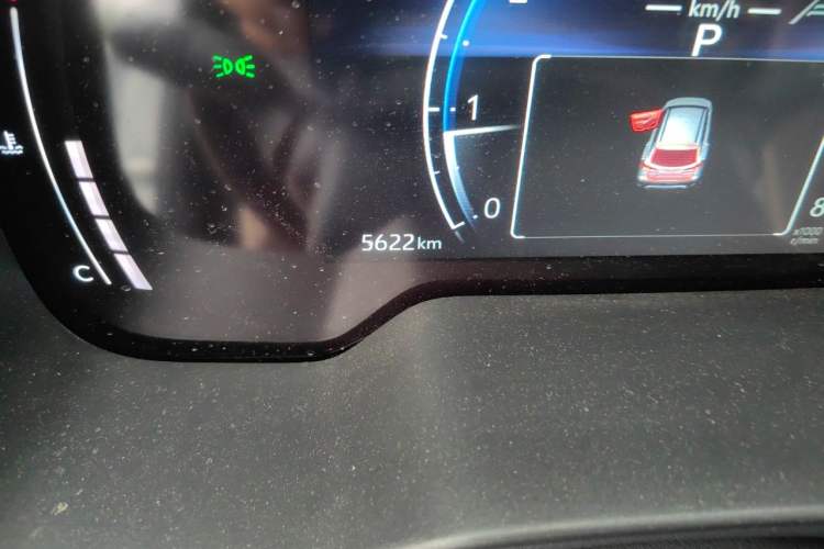 Used Toyota Corolla Cross 2026 Model 2.0L Pioneer Edition Odometer Close Up