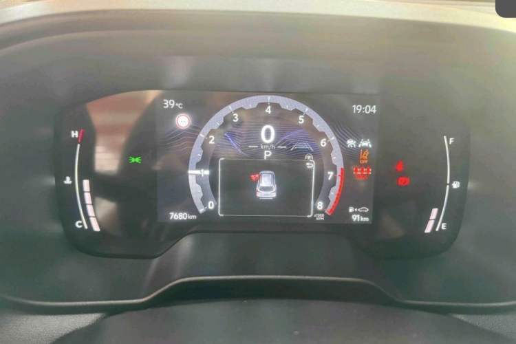 Used Toyota Corolla Cross 2026 Model 2.0L Elite Edition Odometer Close Up