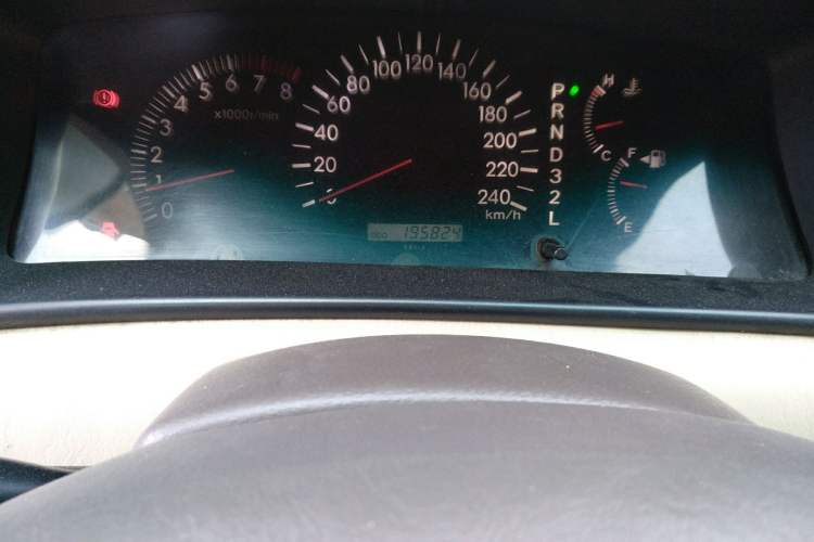 Used Toyota Corolla EX 2004 1.8L Automatic GL-i Odometer Close Up