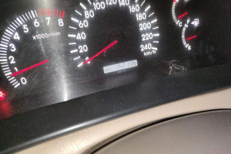 Used Toyota Corolla EX 2004 1.8L Manual GL-i Odometer Close Up