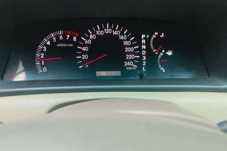 Used Toyota Corolla EX 2004 1.8L Automatic GLX-i Odometer Close Up