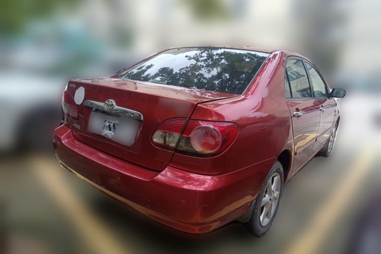 Used Toyota Corolla EX 2005 1.8L Automatic Anniversary Special Edition Rear Right 45 Deg