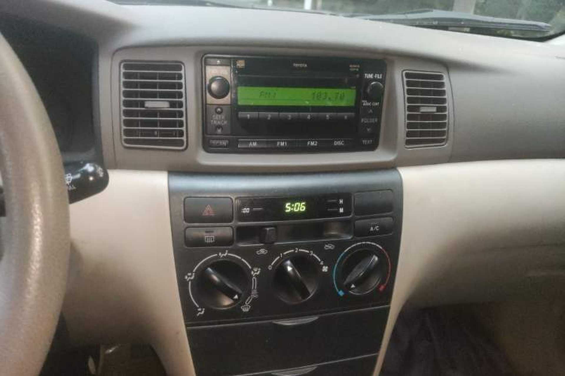 Used Toyota Corolla EX 2007 1.6L Automatic G Audio And AC Panel