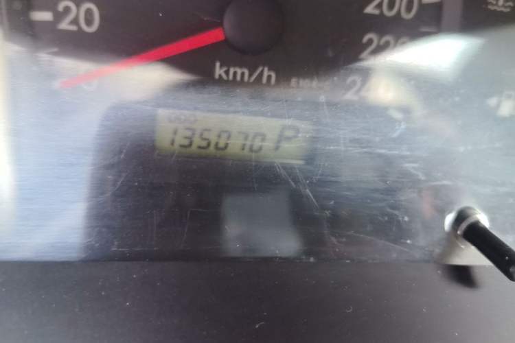 Used Toyota Corolla EX 2007 1.6L Automatic G Odometer Close Up