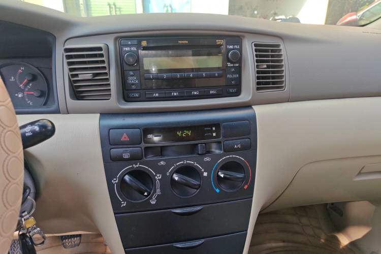 Used Toyota Corolla EX 2007 1.6L Manual G Audio And AC Panel