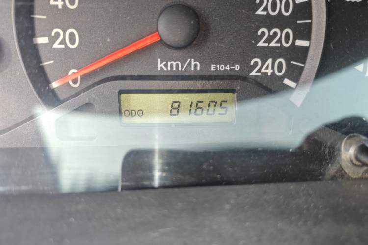 Used Toyota Corolla EX 2007 1.6L Manual G Odometer Close Up