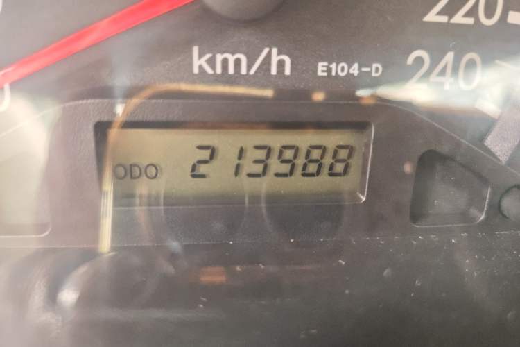 Used Toyota Corolla EX 2007 1.6L Manual G Odometer Close Up