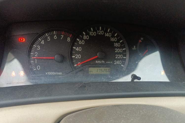 Used Toyota Corolla EX 2007 1.6L Manual G Odometer Close Up