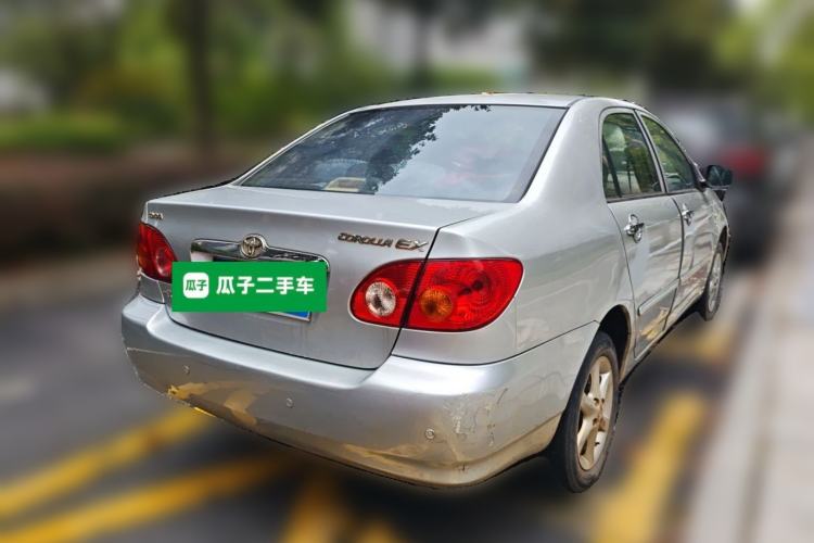 Used Toyota Corolla EX 2007 1.6L Manual G Rear Right 45 Deg
