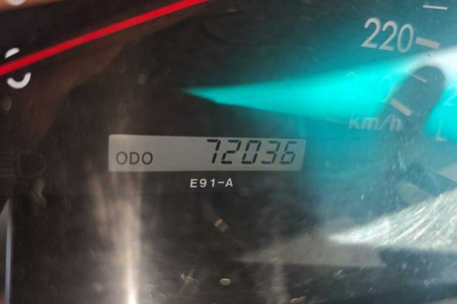 Used Toyota Corolla EX 2007 1.8L Automatic GLX-i Special Edition Odometer Close Up