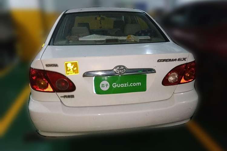 Used Toyota Corolla EX 2007 1.6L Manual G Rear