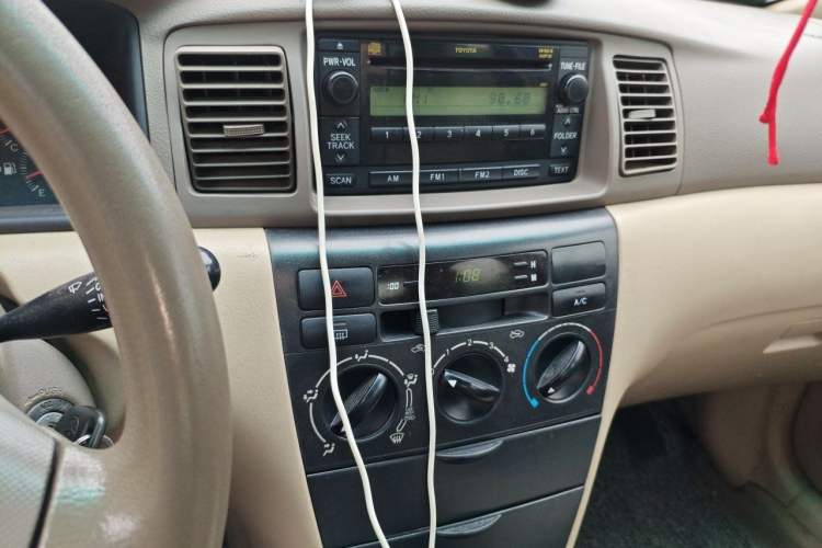 Used Toyota Corolla EX 2009 1.6L Manual Special Offer Edition Audio And AC Panel