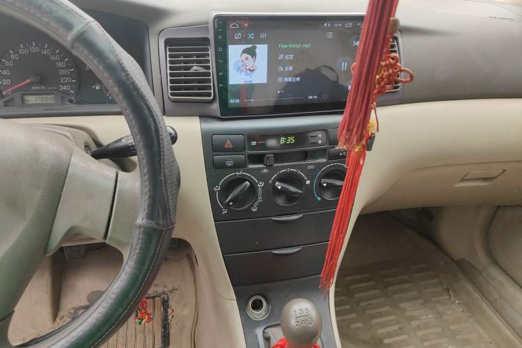 Used Toyota Corolla EX 2009 1.6L Manual G Special Edition Audio And AC Panel