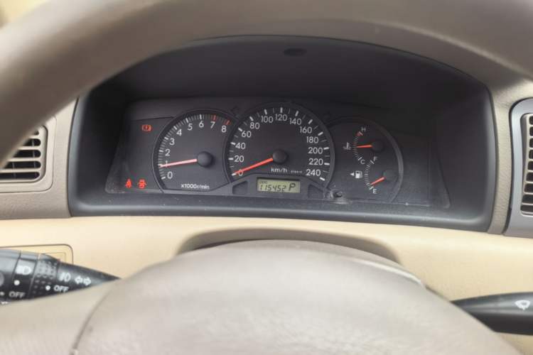 Used Toyota Corolla EX 2009 1.6L Automatic G Special Edition Instrument Cluster