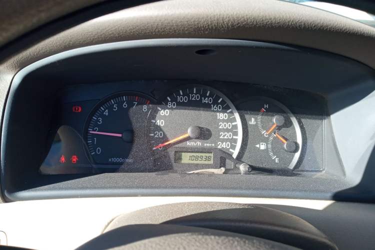 Used Toyota Corolla EX 2009 1.6L Manual Luxury Edition Instrument Cluster