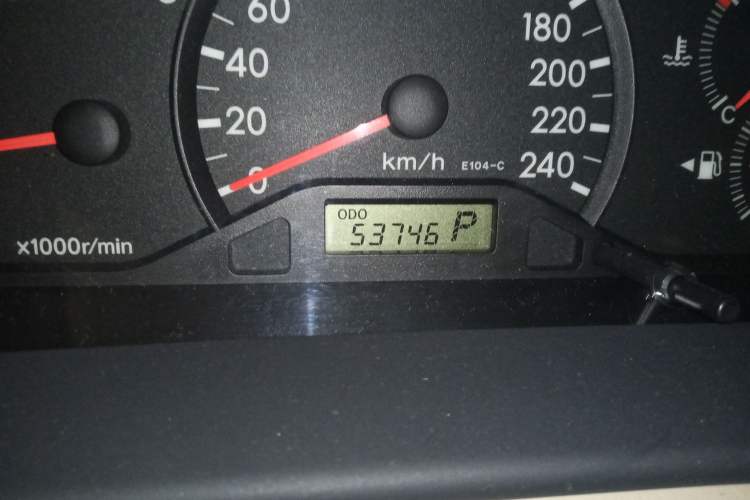 Used Toyota Corolla EX 2009 1.6L Automatic G Special Edition Odometer Close Up