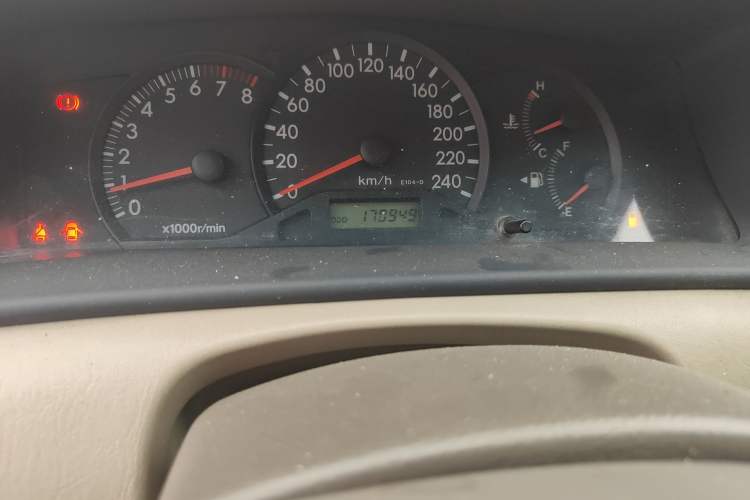 Used Toyota Corolla EX 2009 1.6L Manual G Special Edition Odometer Close Up