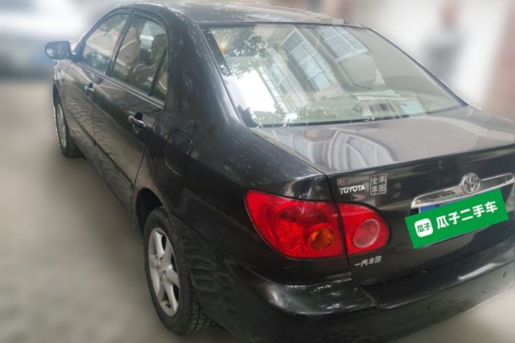 Used Toyota Corolla EX 2009 1.6L Automatic Deluxe Edition Rear Left 45 Deg