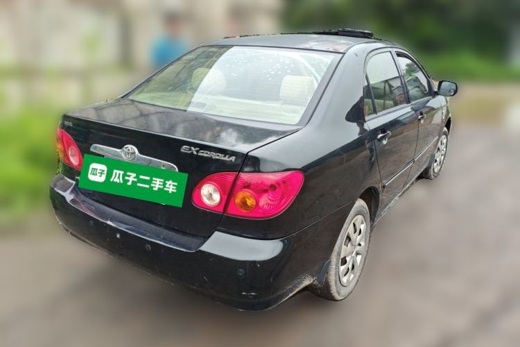 Used Toyota Corolla EX 2009 1.6L Manual Special Offer Edition Rear Right 45 Deg