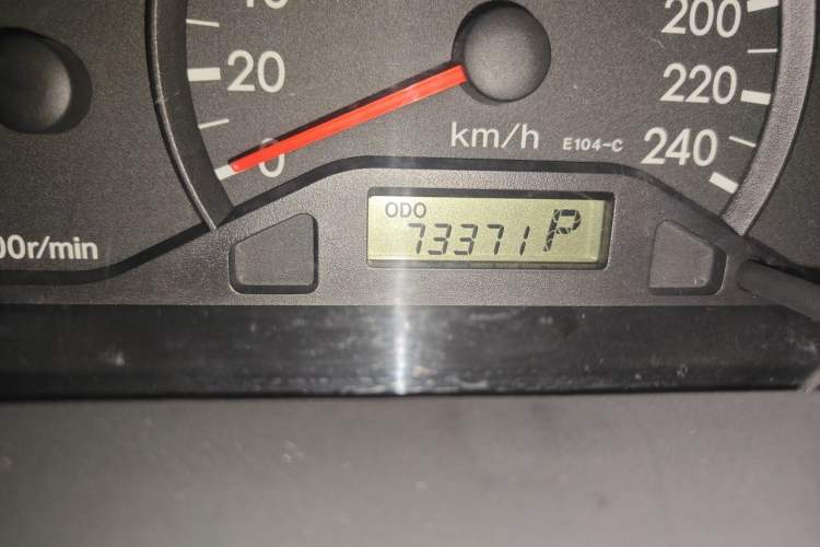 Used Toyota Corolla EX 2009 1.6L Automatic G Special Edition Odometer Close Up