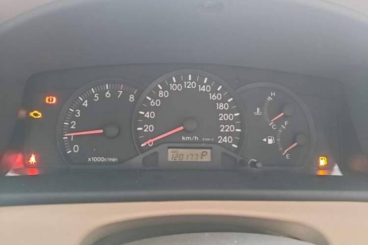 Used Toyota Corolla EX 2009 1.6L Automatic G Special Edition Instrument Cluster
