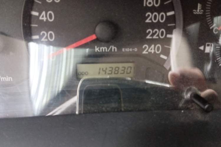 Used Toyota Corolla EX 2009 1.6L Manual G Special Edition Odometer Close Up