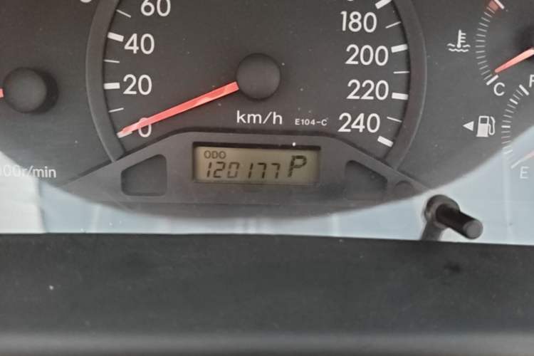 Used Toyota Corolla EX 2009 1.6L Automatic G Special Edition Odometer Close Up
