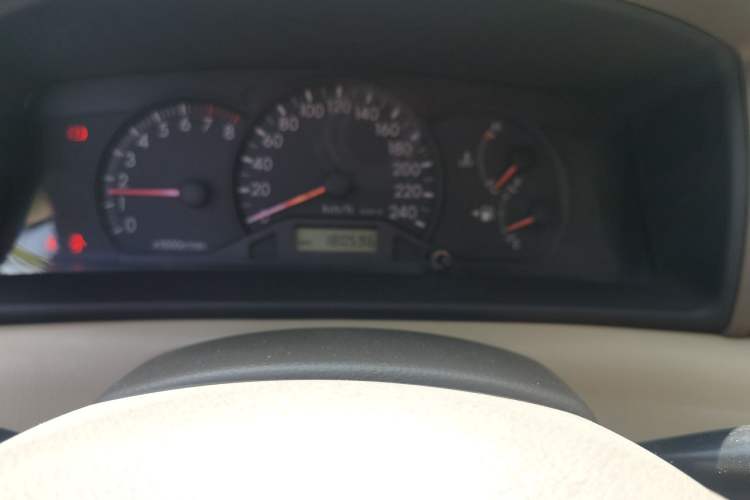 Used Toyota Corolla EX 2009 1.6L Manual Luxury Edition Odometer Close Up