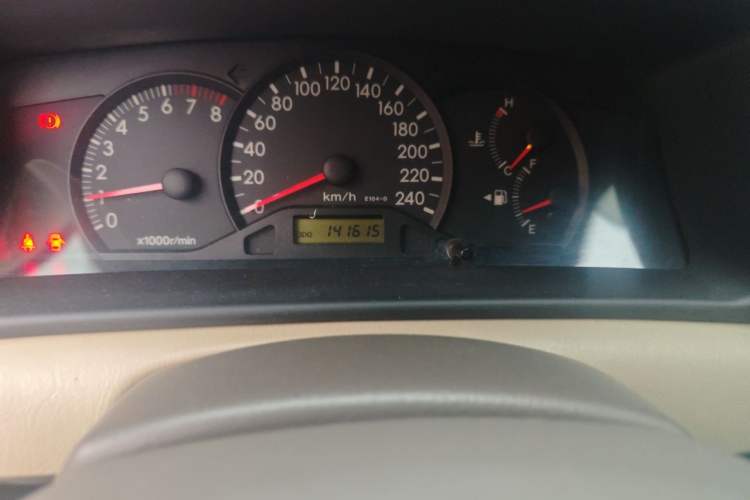 Used Toyota Corolla EX 2009 1.6L Manual G Special Edition Odometer Close Up