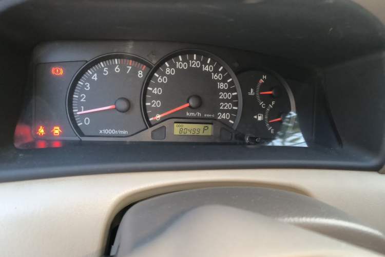 Used Toyota Corolla EX 2009 1.6L Automatic G Special Edition Odometer Close Up