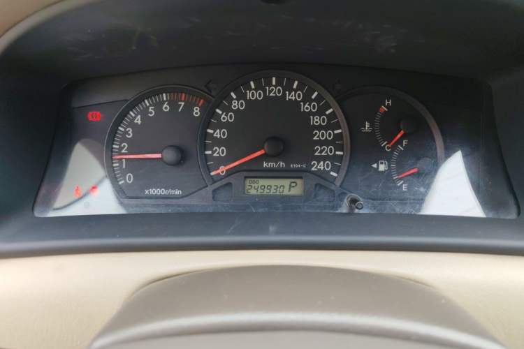 Used Toyota Corolla EX 2009 1.6L Automatic G Special Edition Instrument Cluster