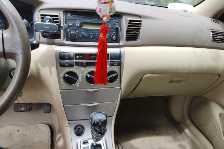 Used Toyota Corolla EX 2010 1.6L Automatic Classic Edition Audio And AC Panel