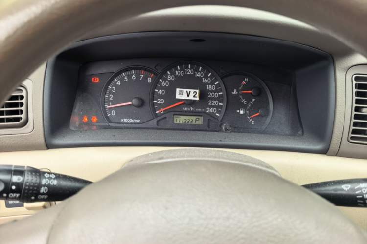 Used Toyota Corolla EX 2010 1.6L Automatic Luxury Edition Instrument Cluster