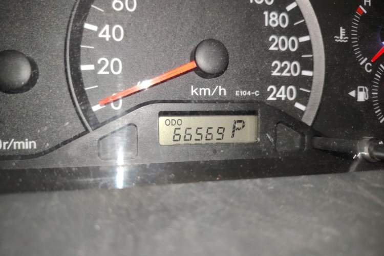 Used Toyota Corolla EX 2010 1.6L Automatic Classic Edition Odometer Close Up