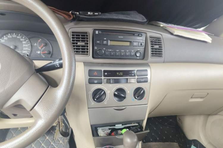 Used Toyota Corolla EX 2010 1.6L Automatic Classic Edition Audio And AC Panel