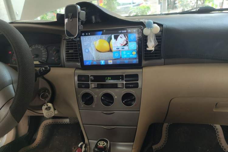 Used Toyota Corolla EX 2010 1.6L Automatic Classic Edition Audio And AC Panel