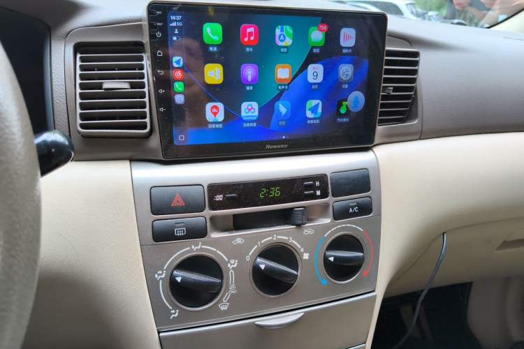 Used Toyota Corolla EX 2010 1.6L Automatic Luxury Edition Audio And AC Panel