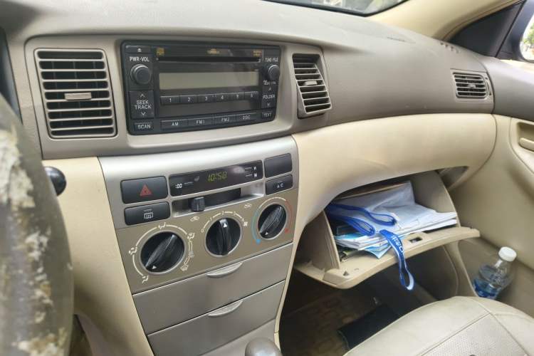 Used Toyota Corolla EX 2010 1.6L Automatic Luxury Edition Audio And AC Panel