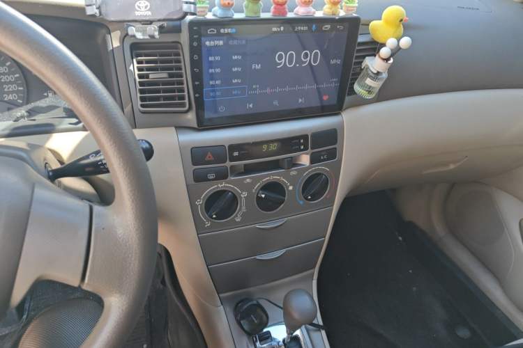 Used Toyota Corolla EX 2010 1.6L Automatic Classic Edition Audio And AC Panel