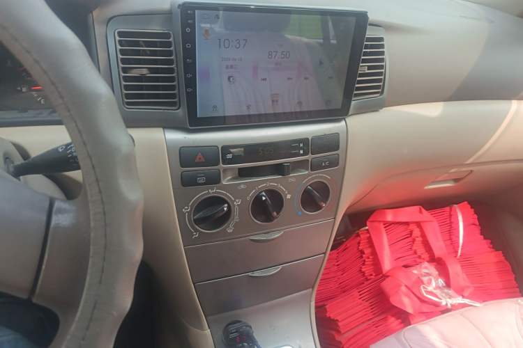 Used Toyota Corolla EX 2010 1.6L Automatic Luxury Edition Audio And AC Panel