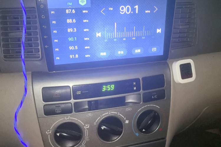 Used Toyota Corolla EX 2010 1.6L Automatic Luxury Edition Audio And AC Panel