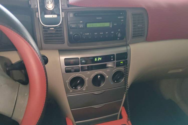 Used Toyota Corolla EX 2010 1.6L Manual Classic Edition Audio And AC Panel