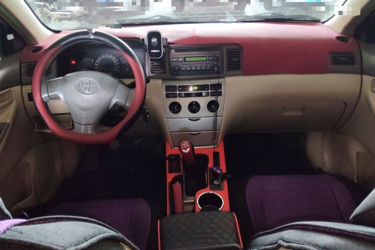 Used Toyota Corolla EX 2010 1.6L Manual Classic Edition Center Console