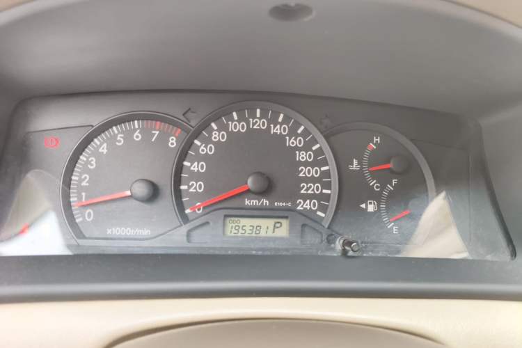 Used Toyota Corolla EX 2010 1.6L Automatic Classic Edition Instrument Cluster