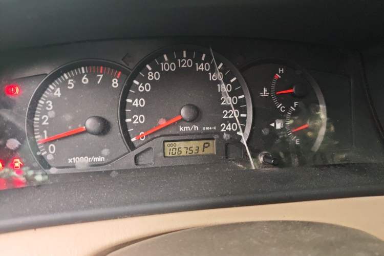 Used Toyota Corolla EX 2010 1.6L Automatic Classic Edition Instrument Cluster