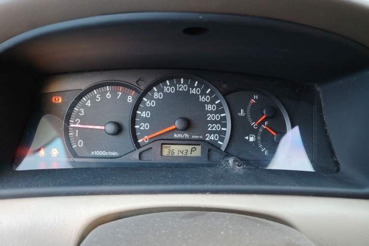 Used Toyota Corolla EX 2010 1.6L Automatic Luxury Edition Instrument Cluster
