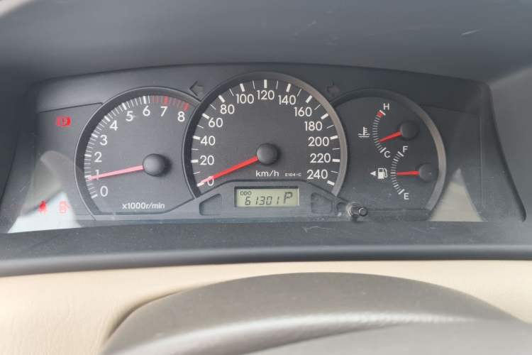Used Toyota Corolla EX 2010 1.6L Automatic Luxury Edition Instrument Cluster