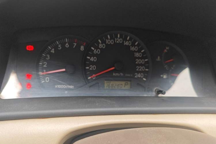 Used Toyota Corolla EX 2010 1.6L Automatic Classic Edition Odometer Close Up